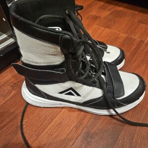 Adams Black and White Trainers / Boxing Shoes
